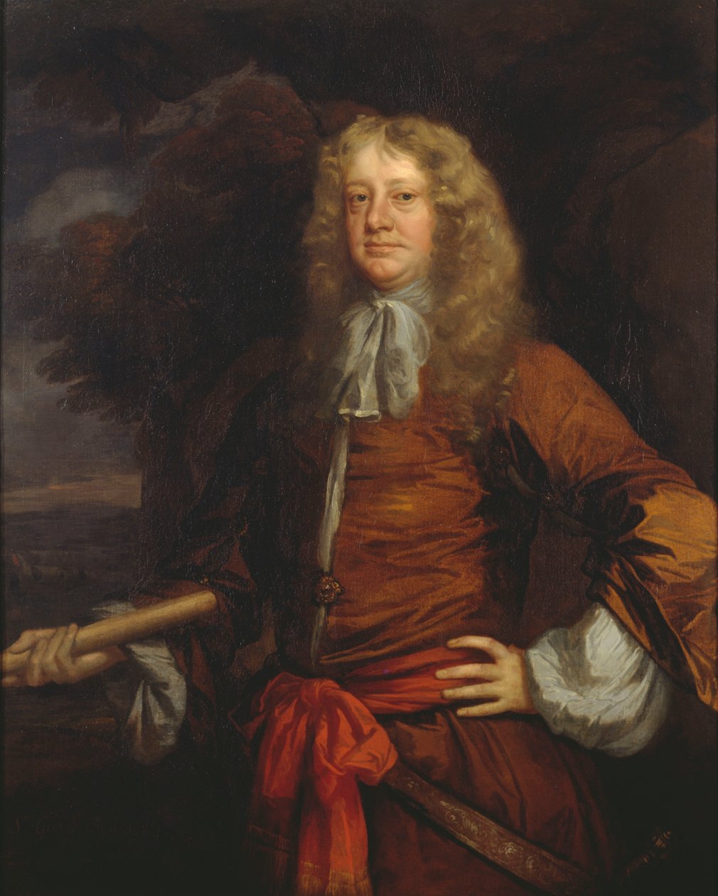 Flagmen van Lowestoft: Admiraal Sir George Ayscue door Peter Lely