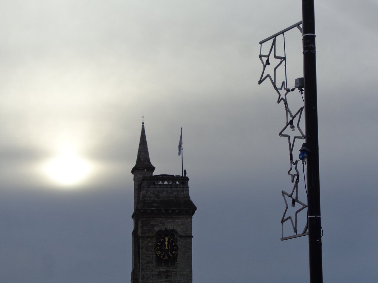 Hartlepool kerstmis, 2015 door Peter McClure