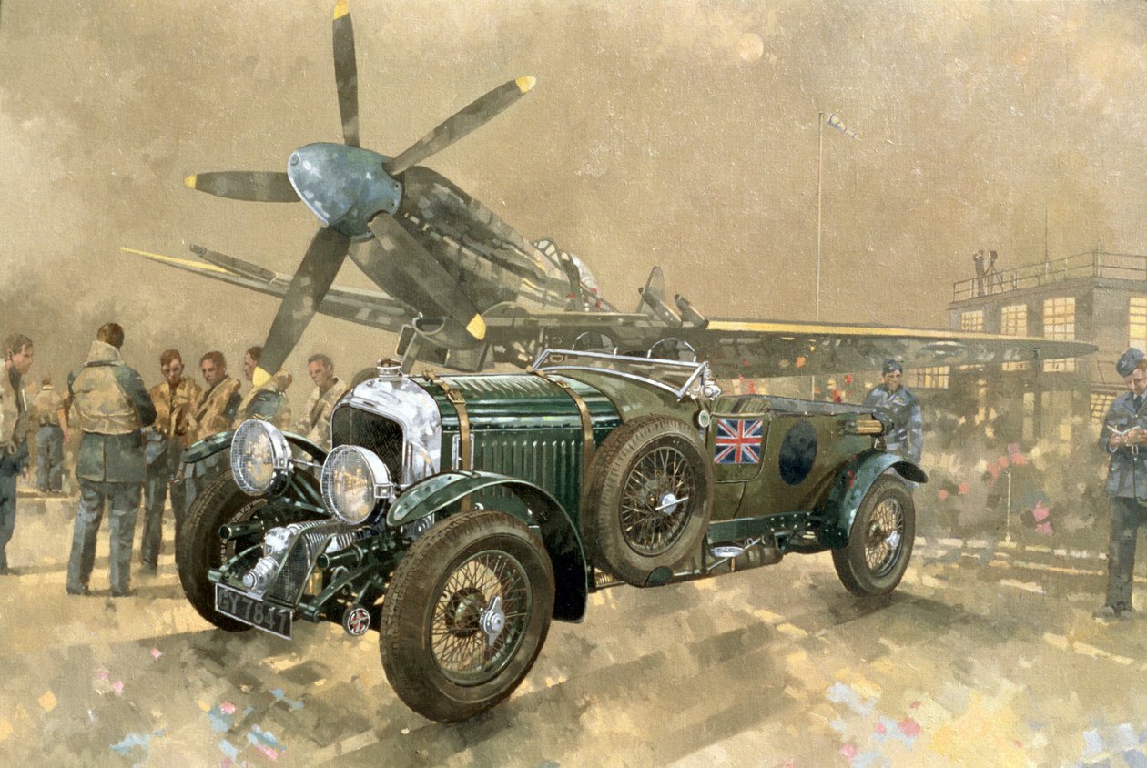 Bentley en Spitfire door Peter Miller