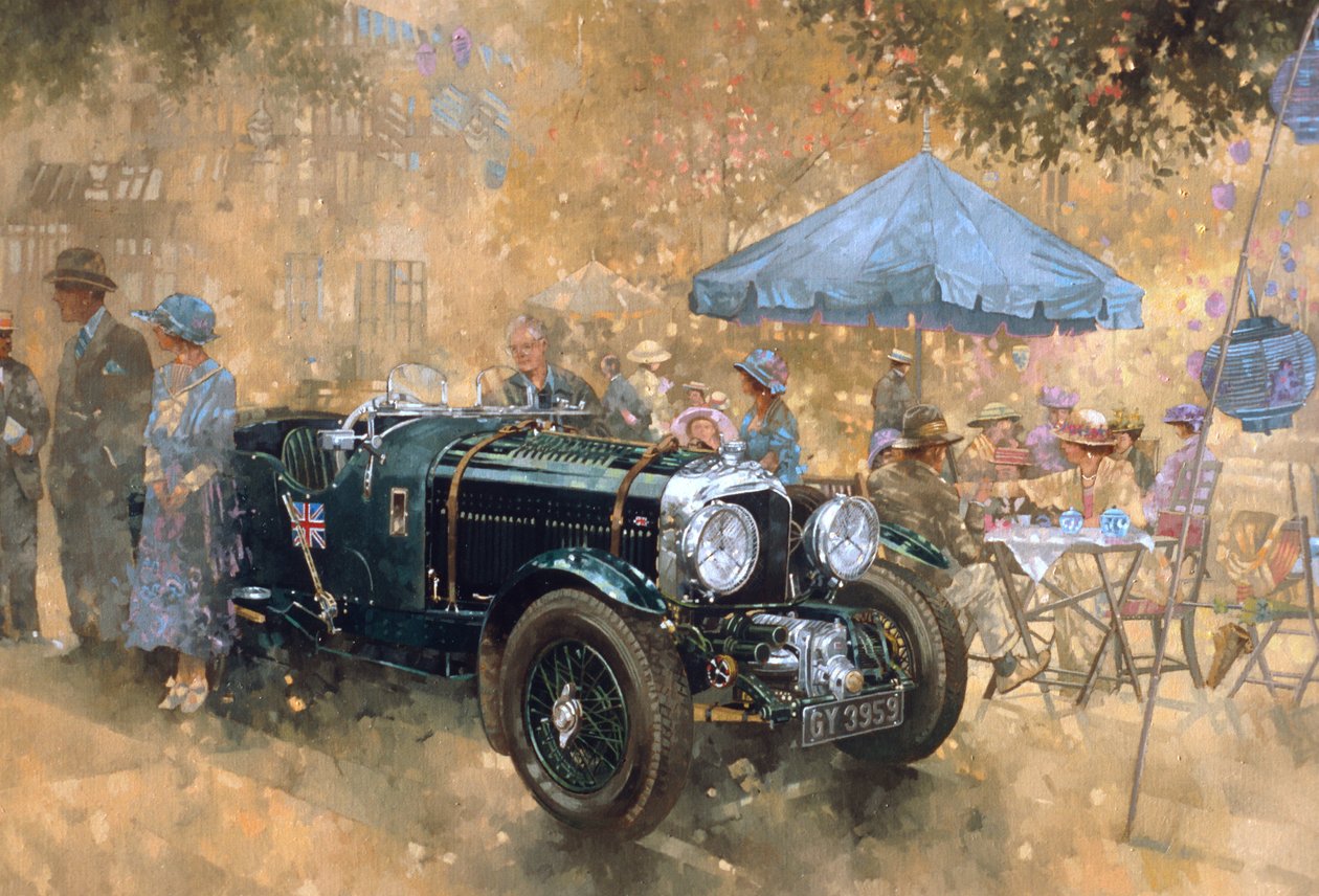 Tuinfeest met de Bentley door Peter Miller