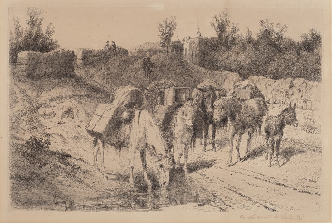 Op weg naar Santa Fe door Peter Moran