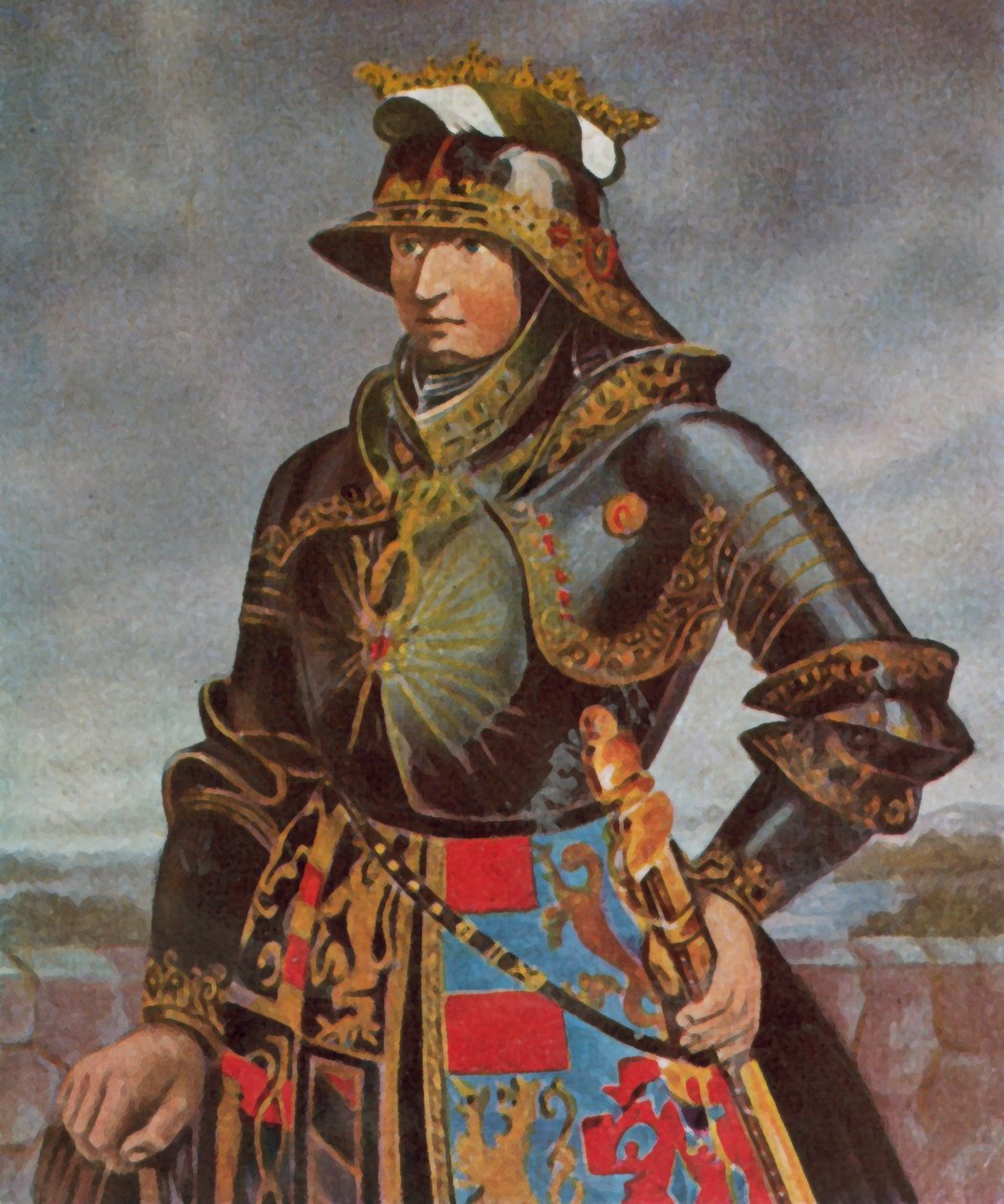 Keizer Maximiliaan I door Peter Paul (after) Rubens