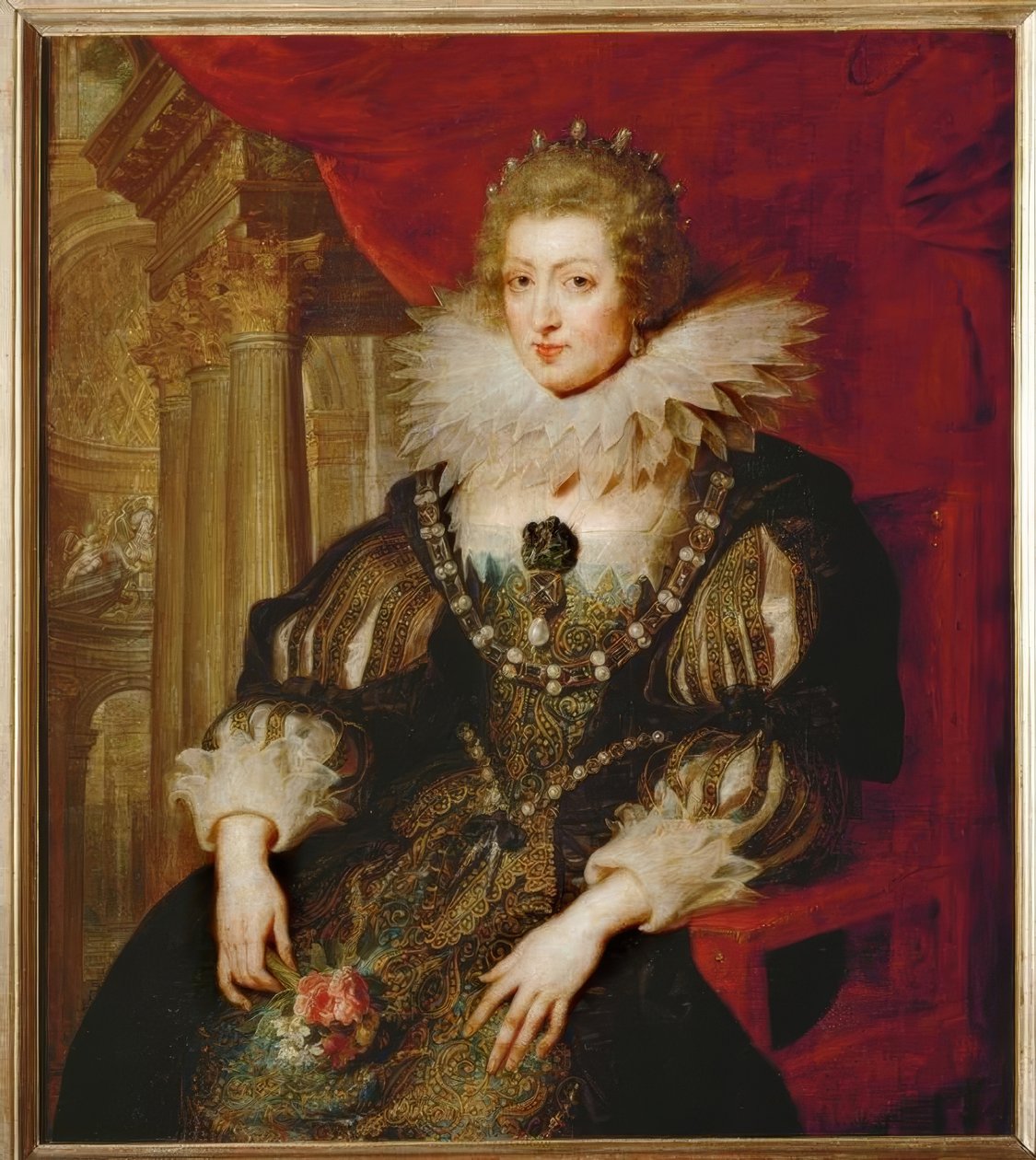 Anna van Oostenrijk door Peter Paul Rubens