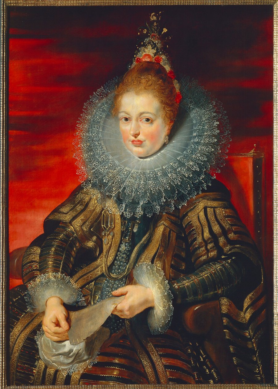 Oostenrijk, Wenen, Portret van Infanta Isabella Clara Eugenia van Habsburg (1566 - 1633) door Peter Paul Rubens