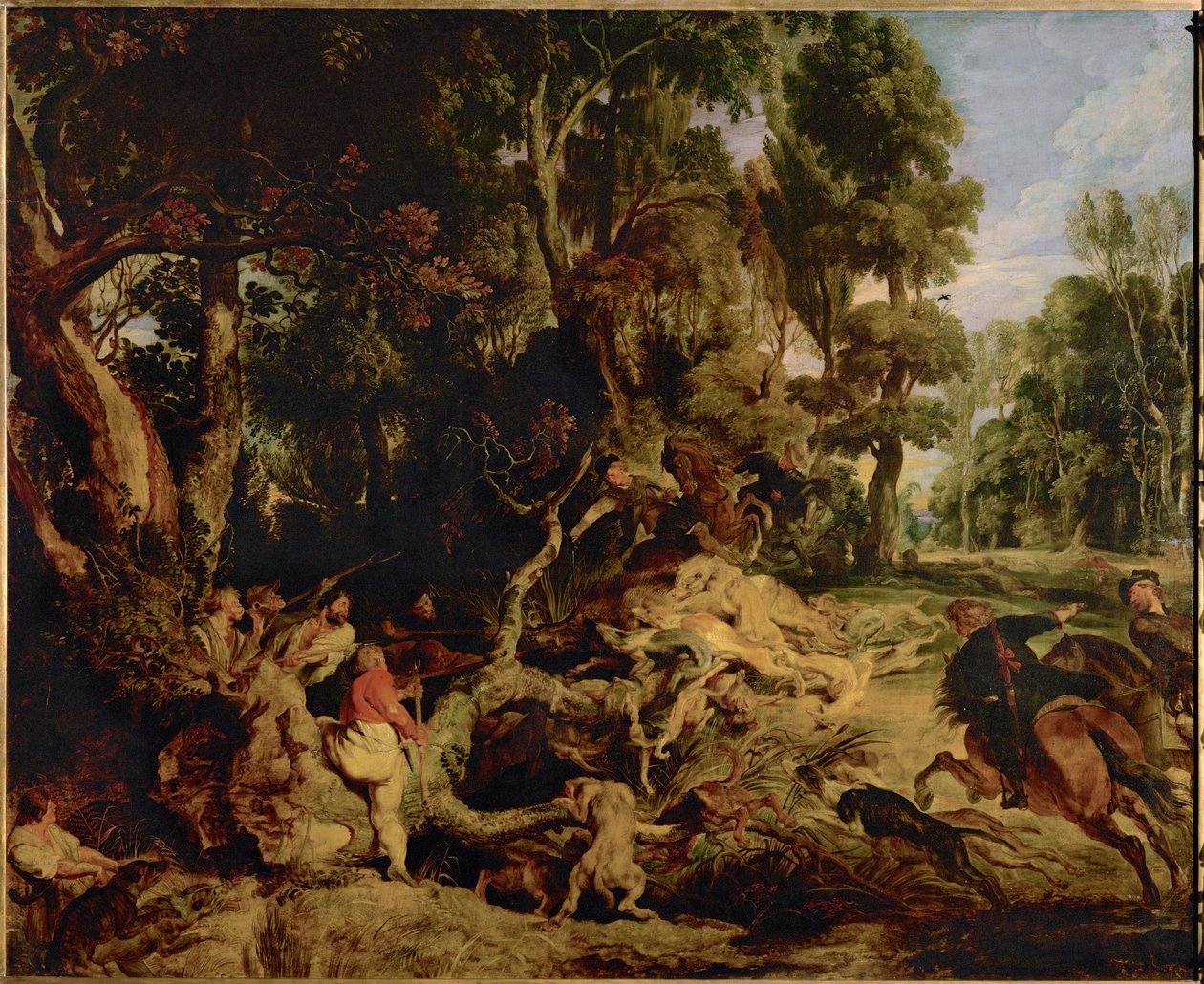 Boarhunt door Peter Paul Rubens