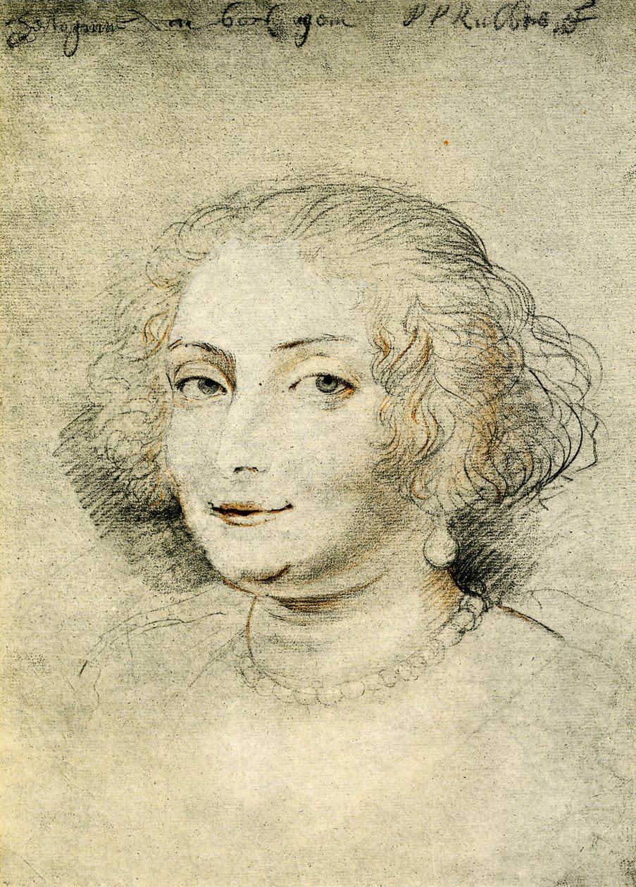 Catherine Manners, hertogin van Buckingham door Peter Paul Rubens