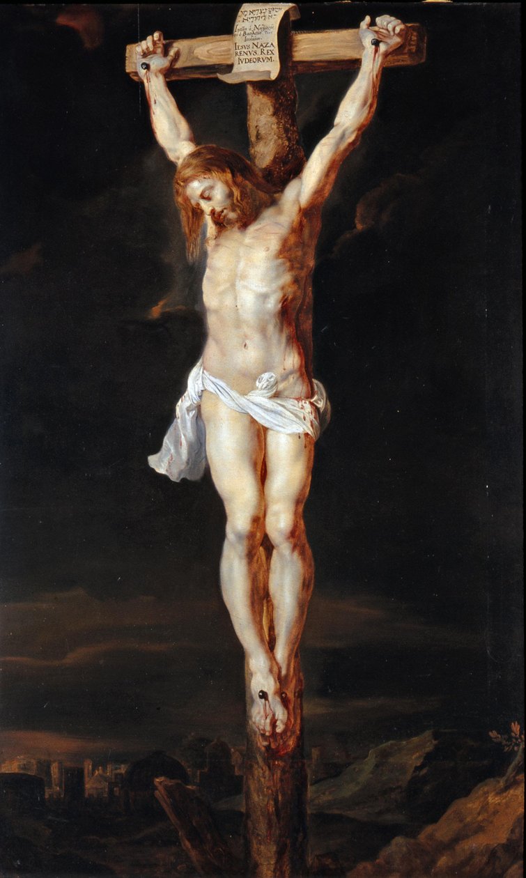 Christus aan het kruis door Peter Paul Rubens