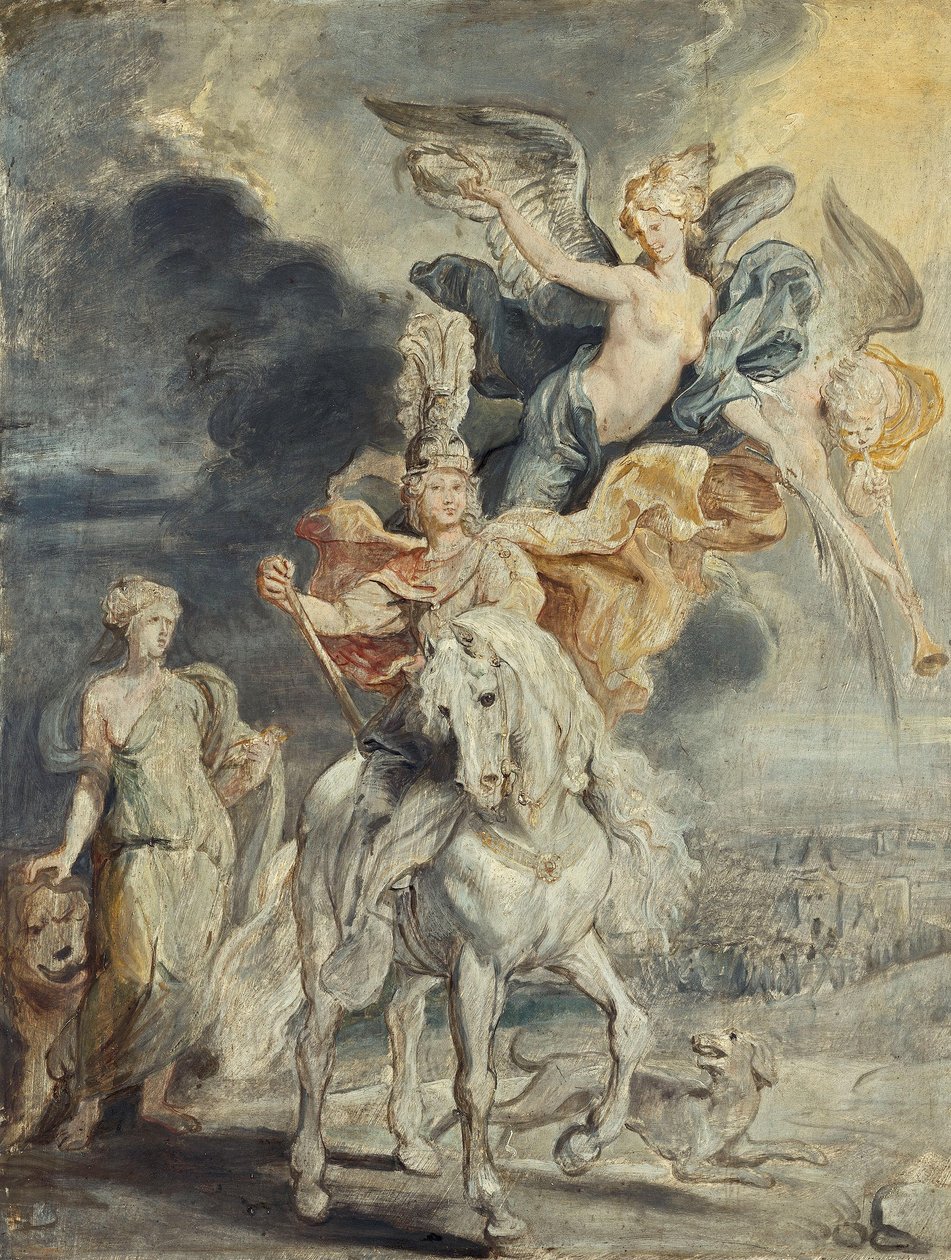 De triomf van Jülich (schets voor de Medici-cyclus) door Peter Paul Rubens
