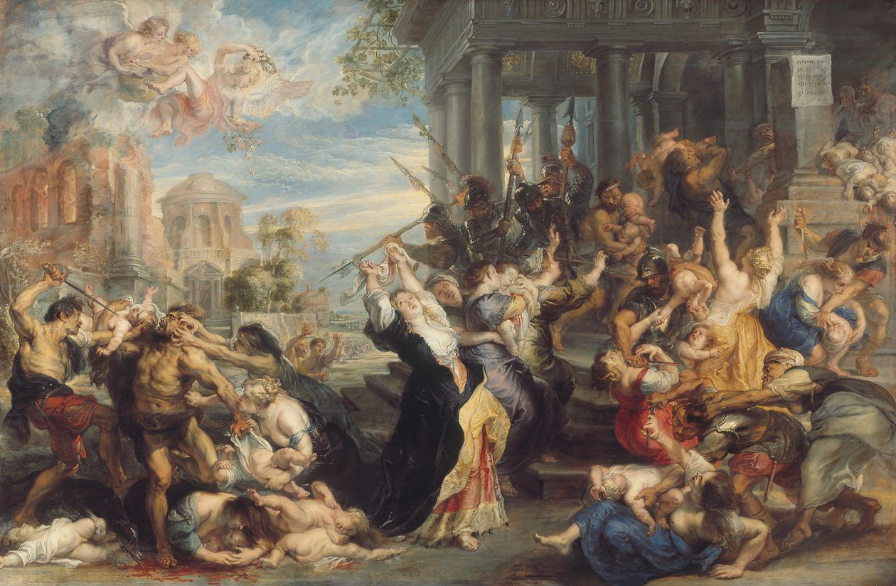 De kindermoord te Bethlehem door Peter Paul Rubens
