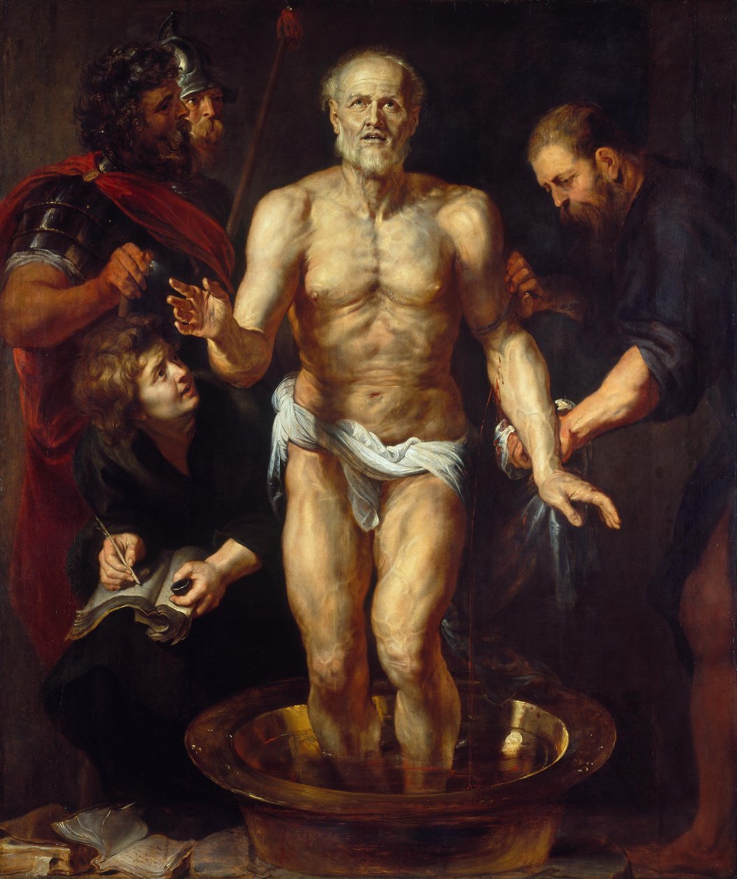 De stervende Seneca door Peter Paul Rubens