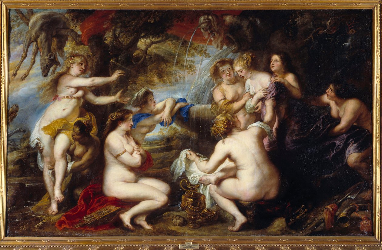 Diana en nimf Callisto Diana betrapt de zwangere nimf Callisto van Zeus door Peter Paul Rubens