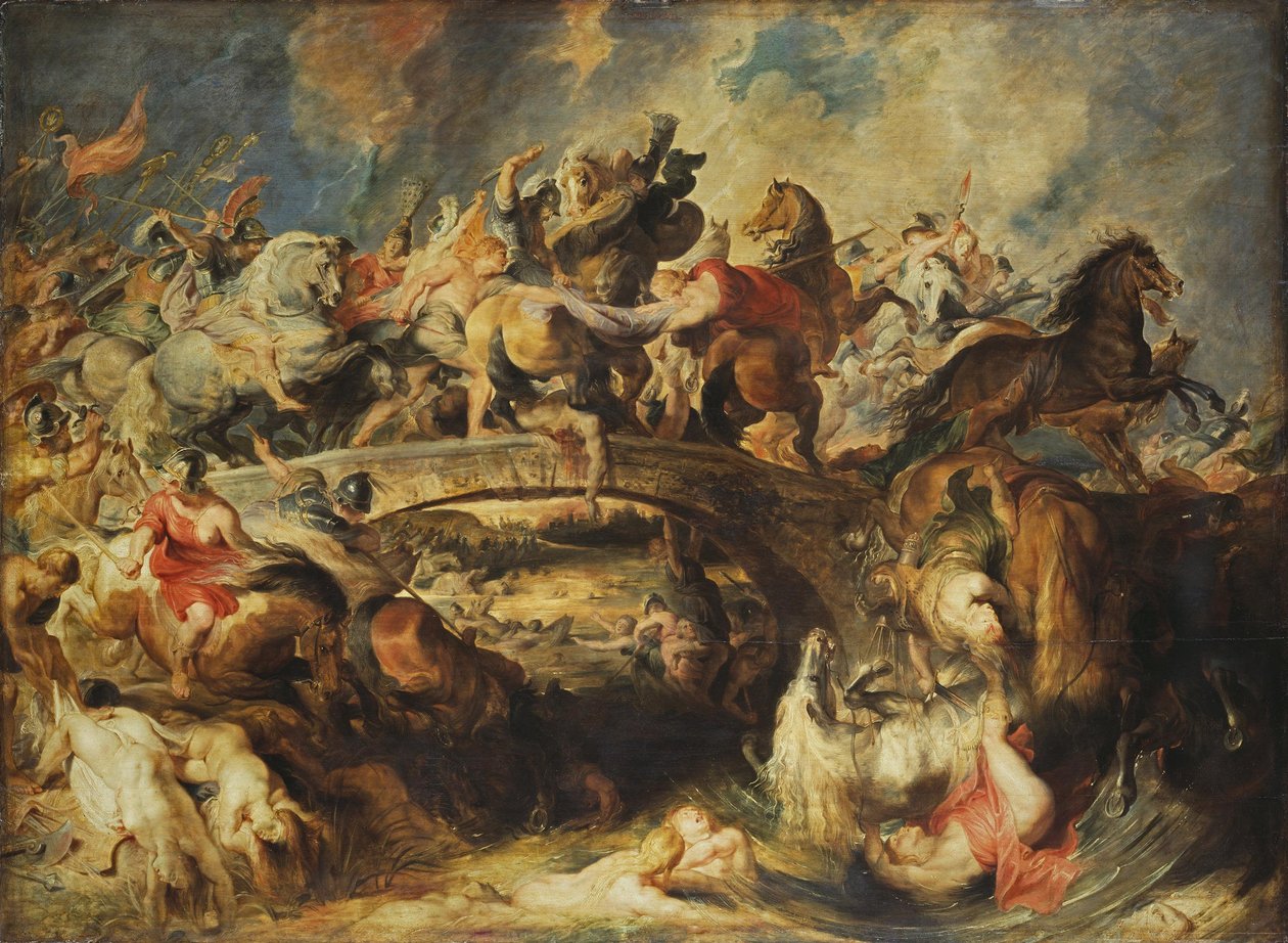 De Slag bij de Amazone door Peter Paul Rubens