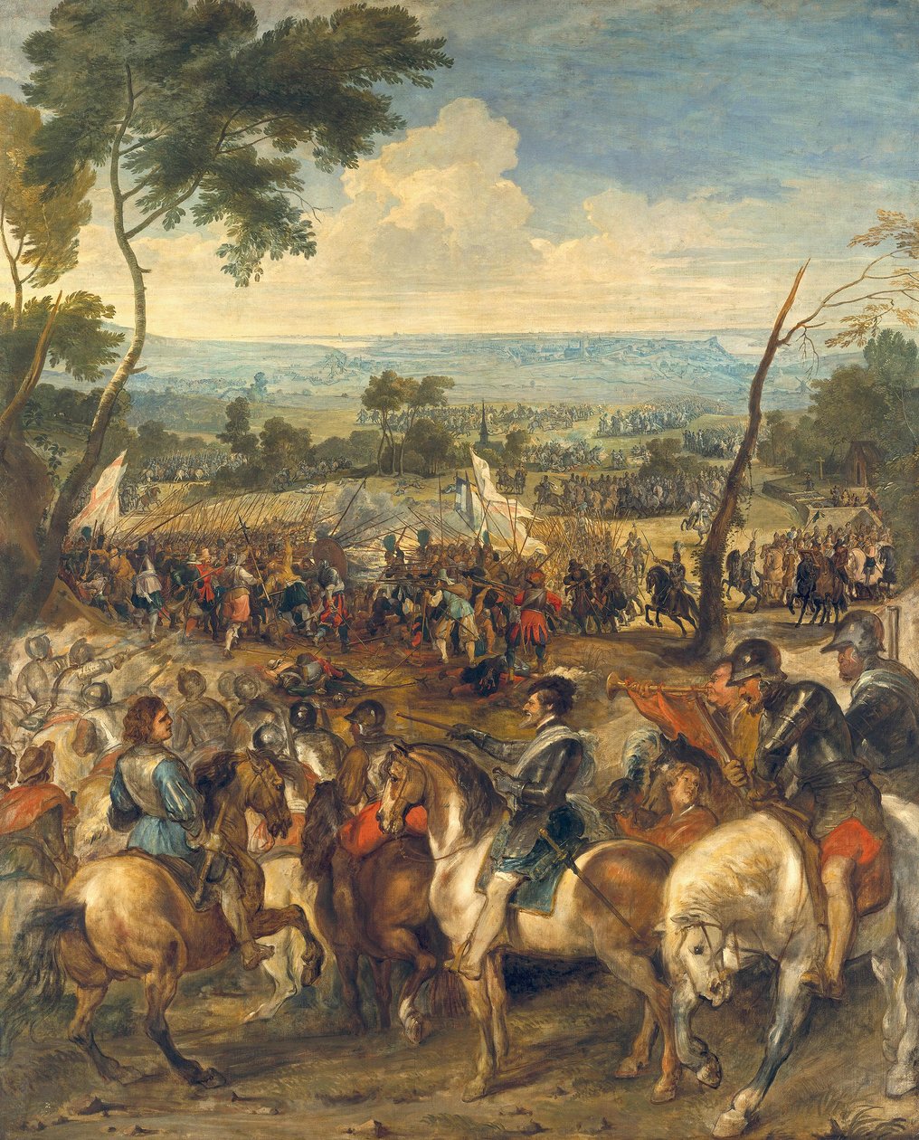 Hendrik IV in de Slag bij Arques (met Pieter Snayers) door Peter Paul Rubens