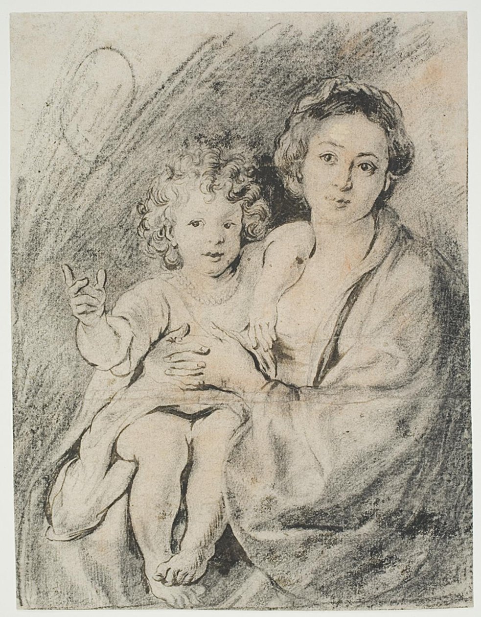 De Maagd Maria met het Kind door Peter Paul Rubens