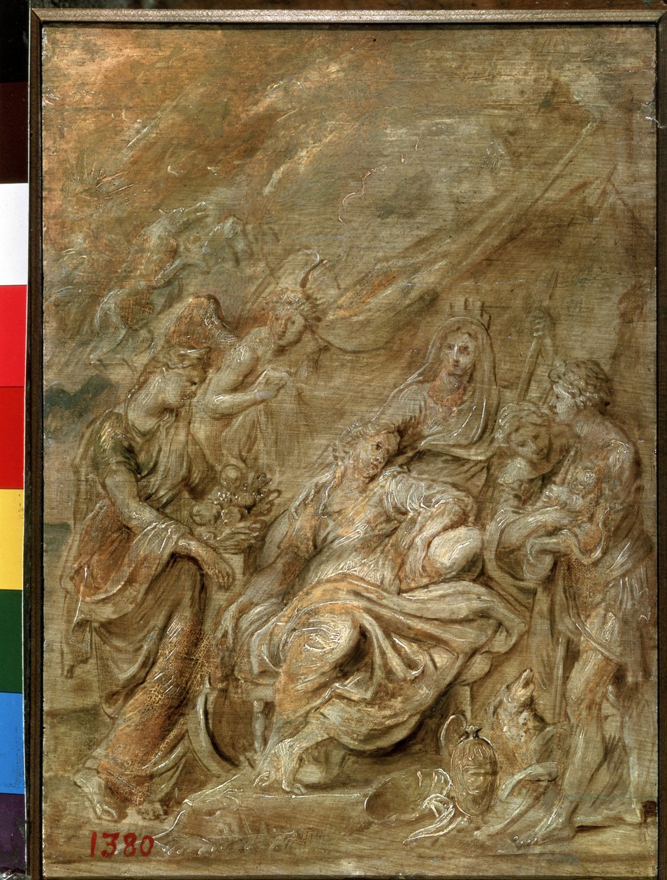 De geboorte van de dauphin Lodewijk XIII door Peter Paul Rubens