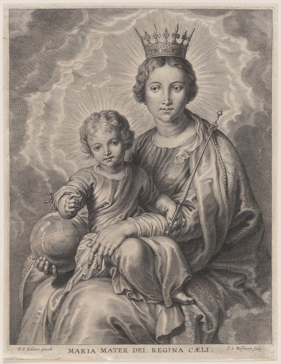 Madonna door Peter Paul Rubens