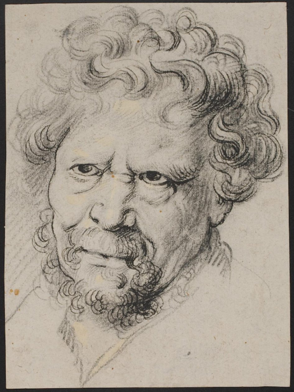 Mannenhoofd door Peter Paul Rubens