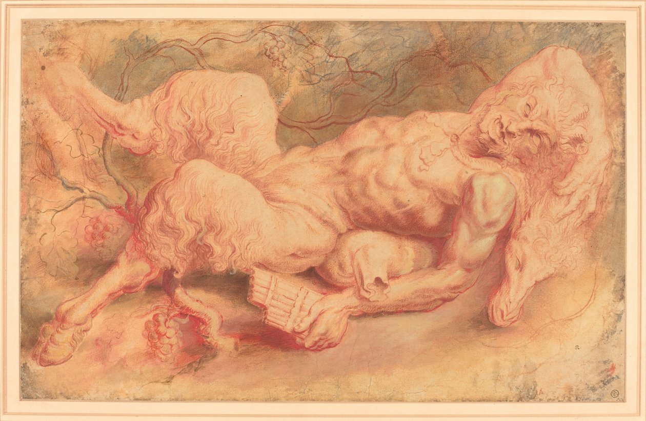 Pan Liggend, mogelijk ca. 1610 door Peter Paul Rubens