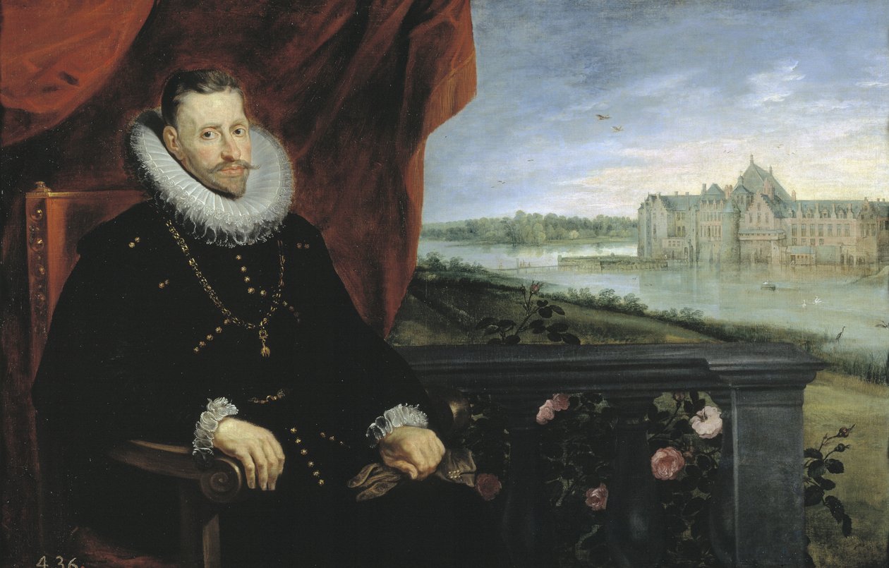 Portret van Aartshertog Albert van Oostenrijk 1559-1621, Gouverneur van de Spaanse Nederlanden, ca. 1615 door Peter Paul Rubens