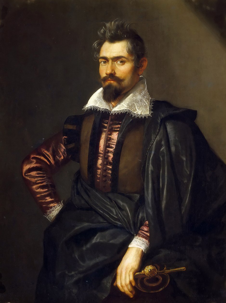 Portret van Caspar Schoppe 1576-1649, ca. 1606 door Peter Paul Rubens