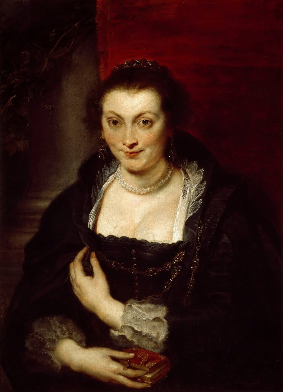 Portret van Isabella Brant, ca. 1625 door Peter Paul Rubens