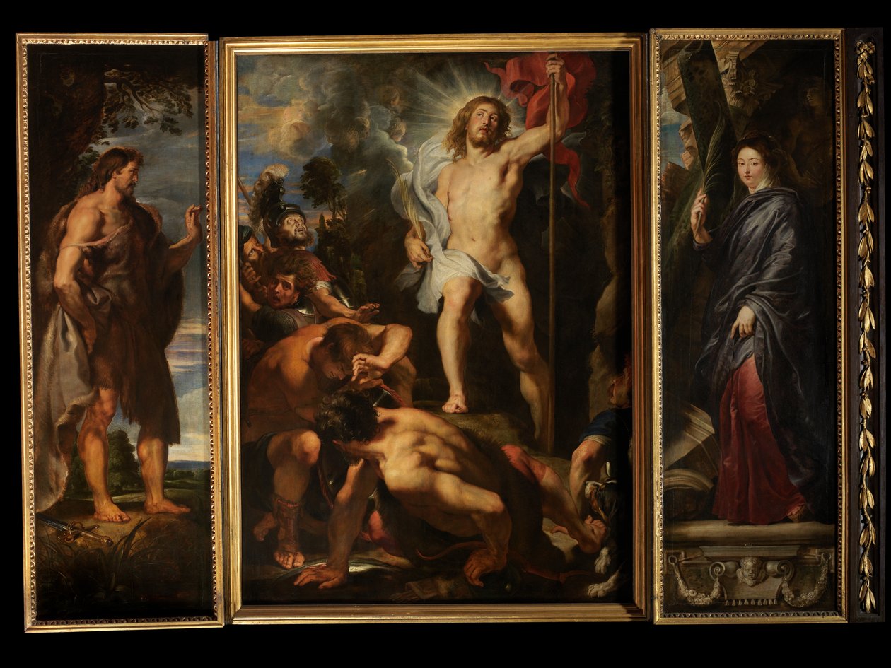 Opstanding van Christus, ca. 1611-12 door Peter Paul Rubens