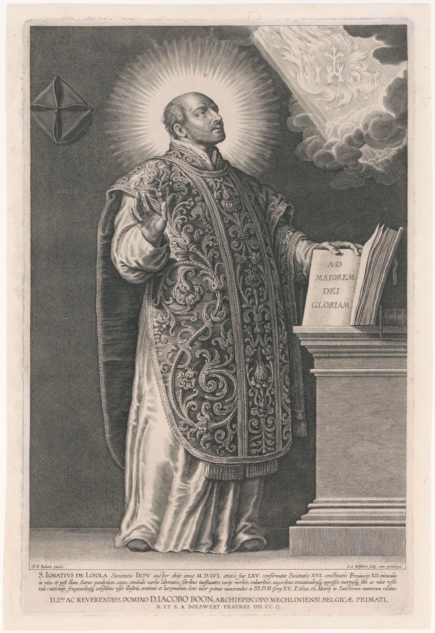 De heilige Ignatius van Loyola door Peter Paul Rubens
