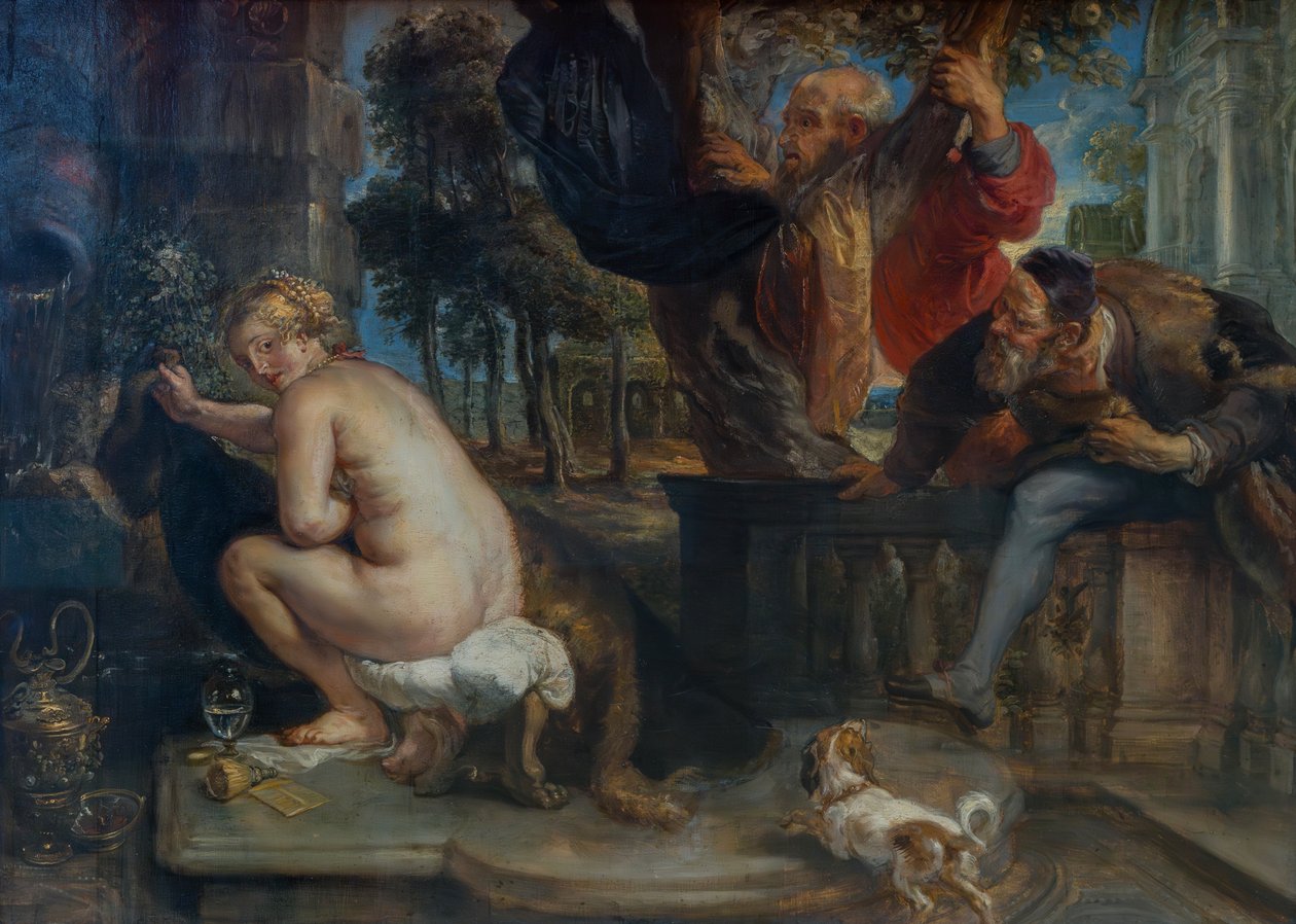 Susanna en de oudsten door Peter Paul Rubens