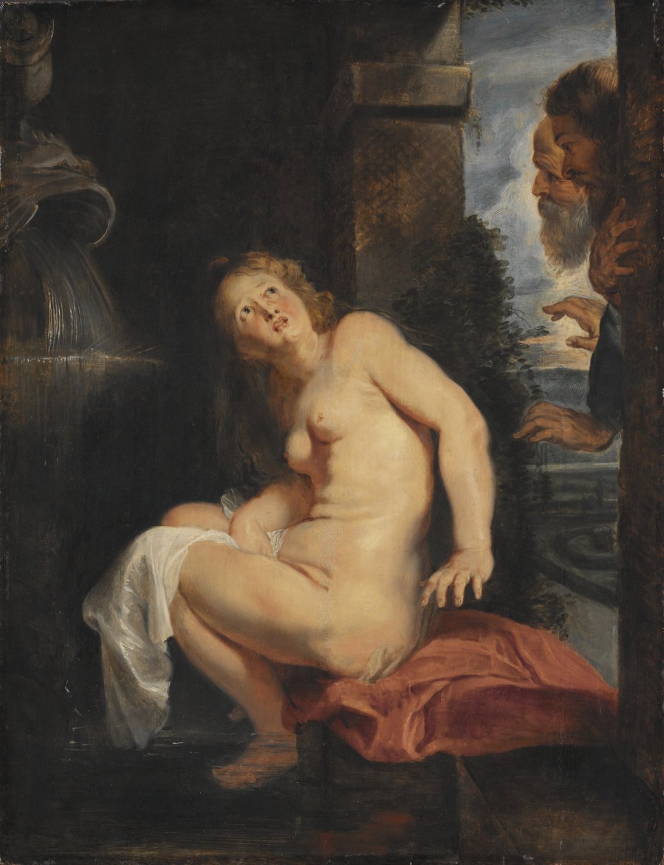 Susanna en de oudsten door Peter Paul Rubens