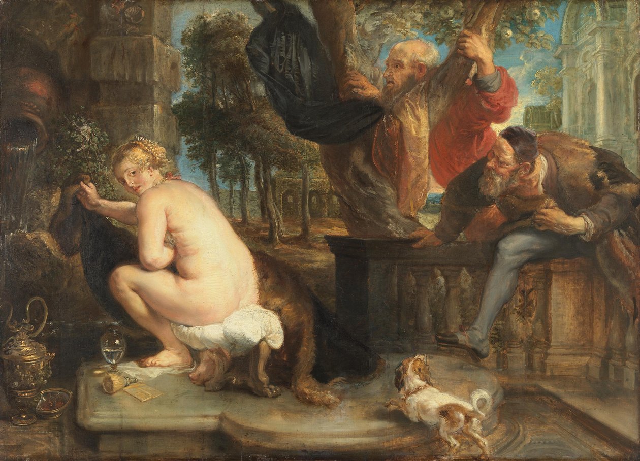 Susanna en de twee oudsten door Peter Paul Rubens