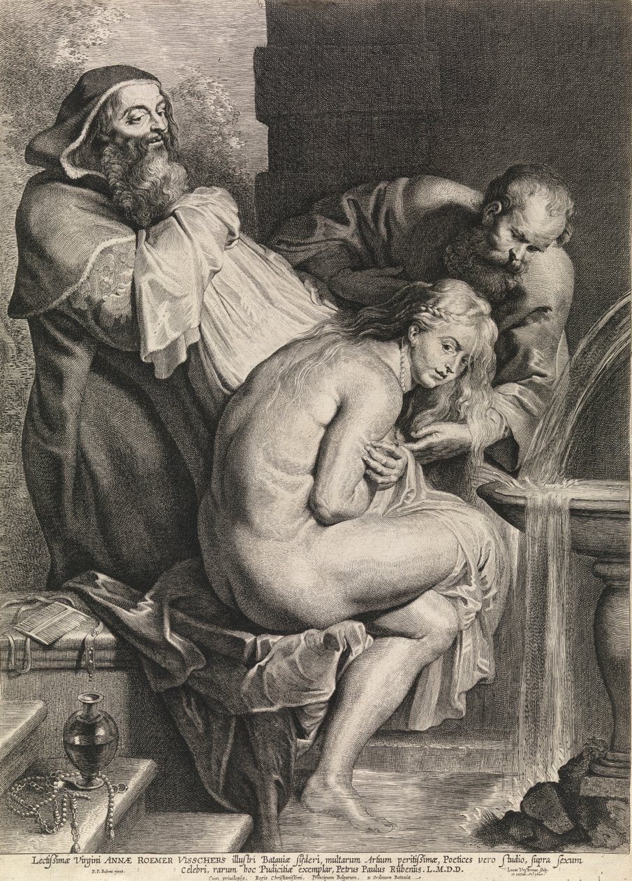 Suzanne en de oude mannen door Peter Paul Rubens