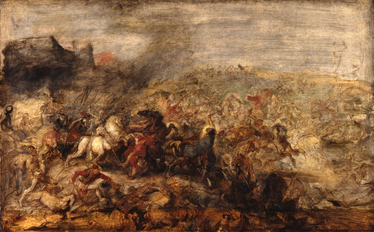 De verovering van Tunis door Karel V door Peter Paul Rubens