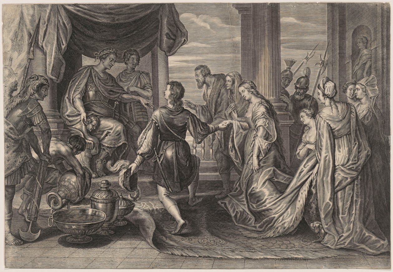 De kuisheid van Scipio Africanus door Peter Paul Rubens