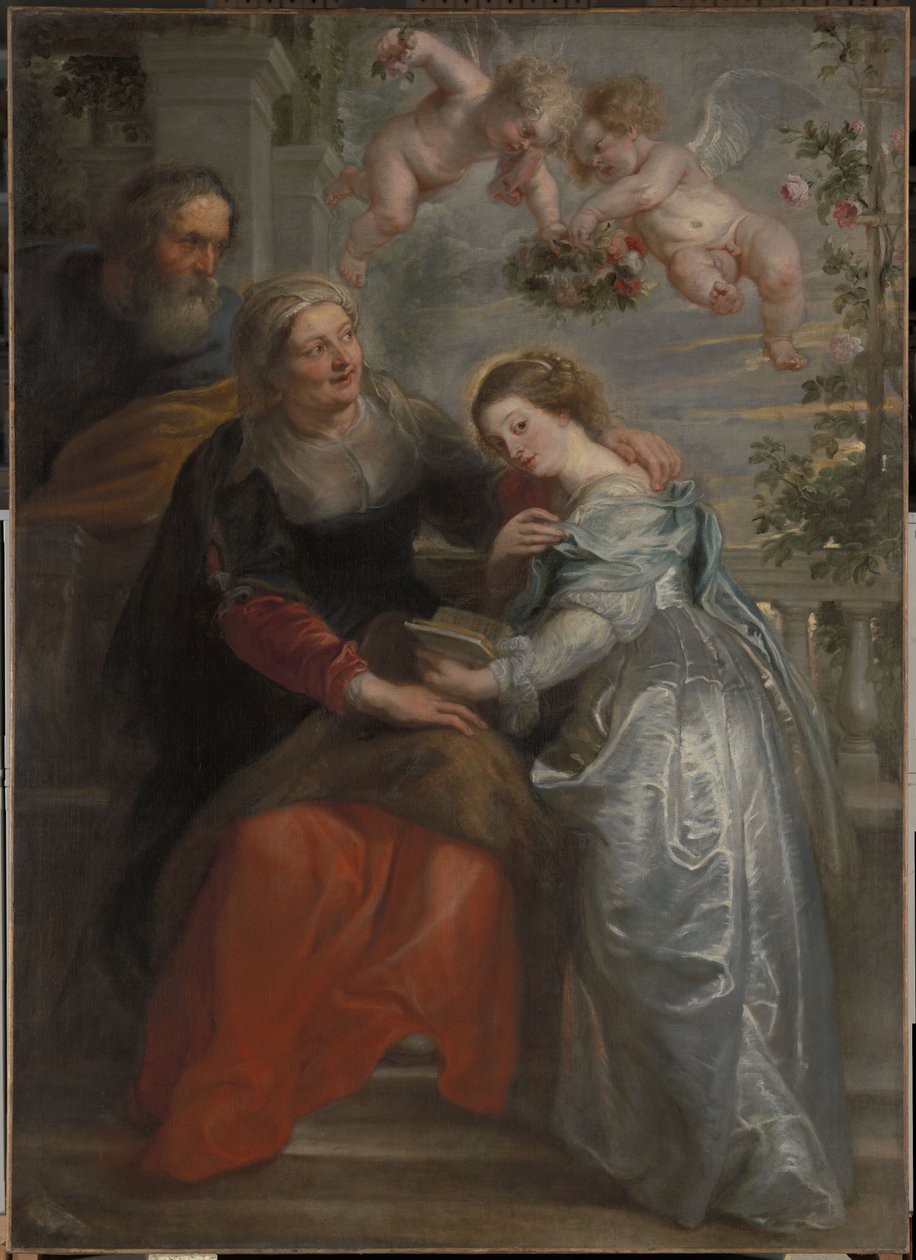 De opvoeding van Maria door Peter Paul Rubens