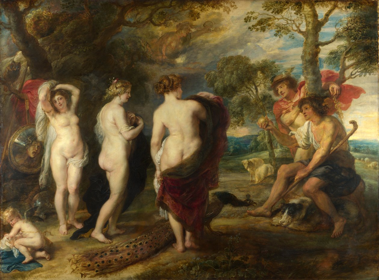Het Oordeel van Paris door Peter Paul Rubens