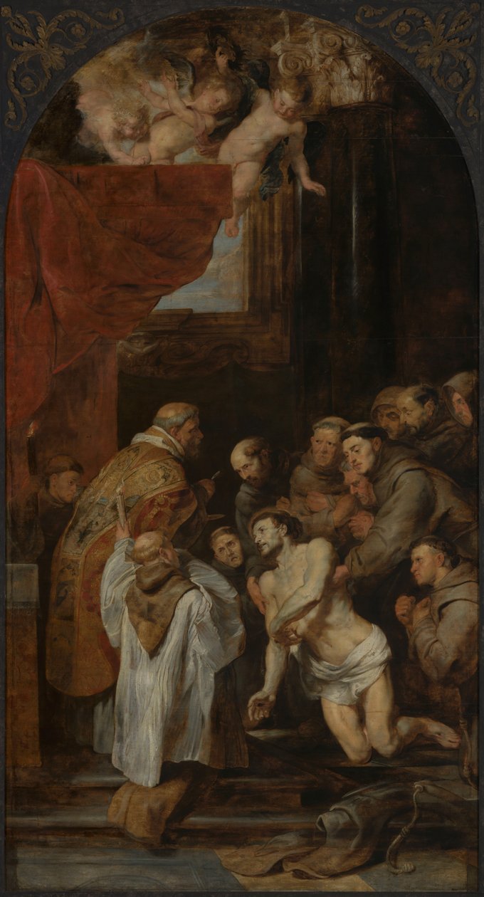 De laatste communie van de heilige Franciscus van Assisi door Peter Paul Rubens