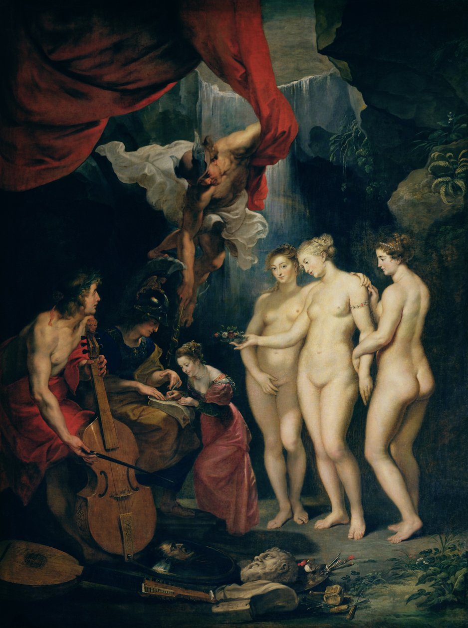De Medici-cyclus: Opvoeding van Maria de Medici (1573-1642) door Peter Paul Rubens