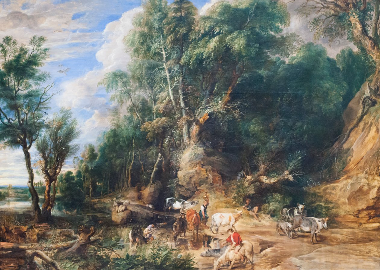 De Waterplaats door Peter Paul Rubens