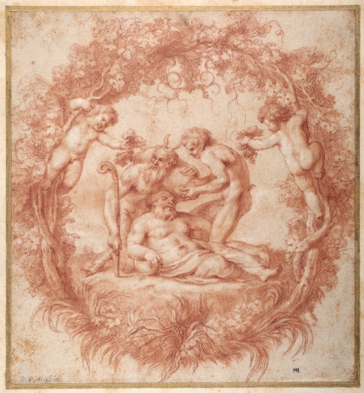 Het ontwerp van de Tazza Farnese door Peter Paul Rubens