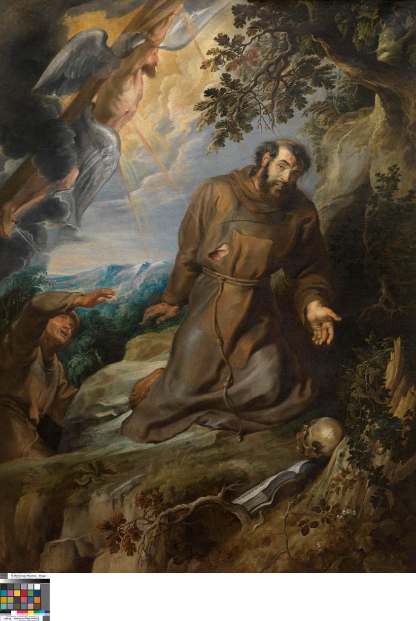 De stigmatisering van Franciscus van Assisi door Peter Paul Rubens