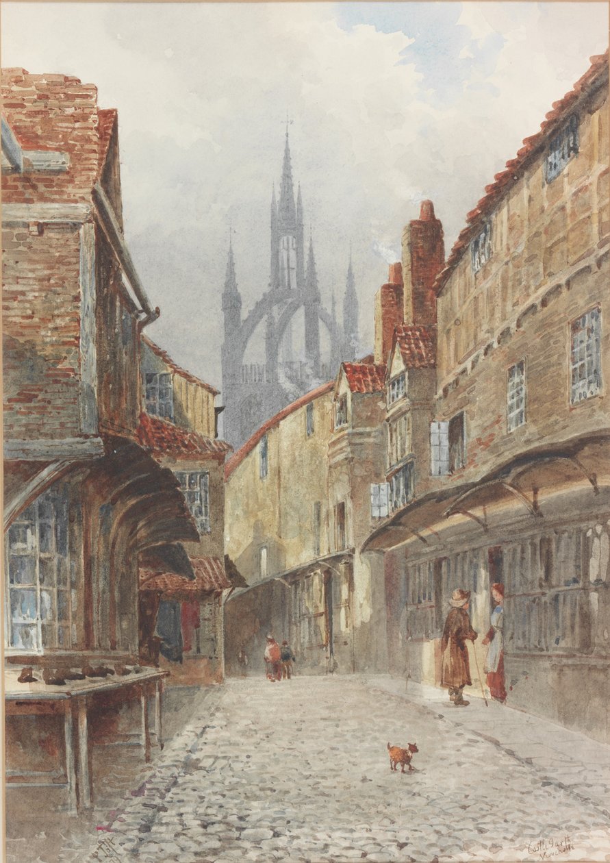 Castle Garth, Newcastle door Peter Petersen Toft