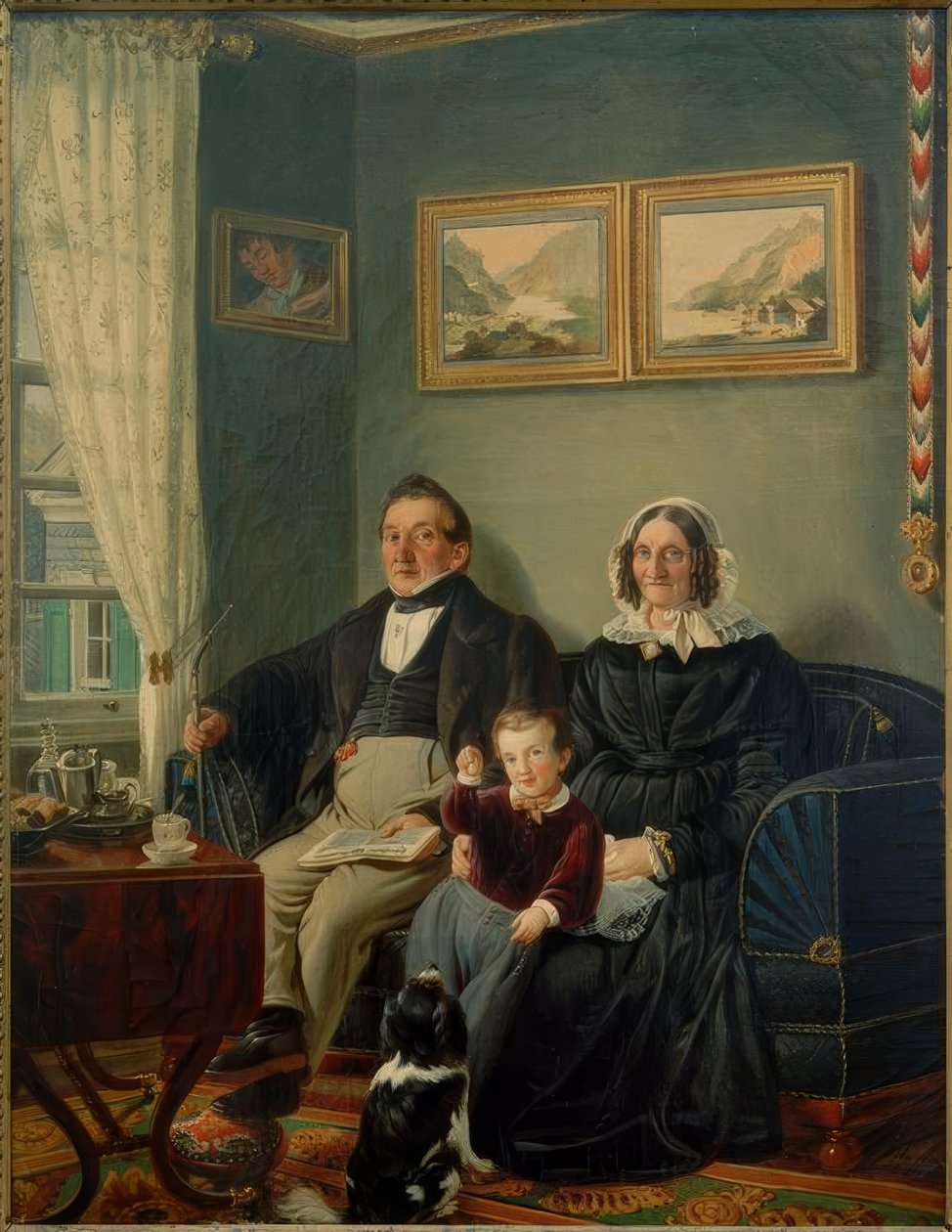 Johann Peter Keuchen en Sophie Karoline Keuchen door Peter Schwingen