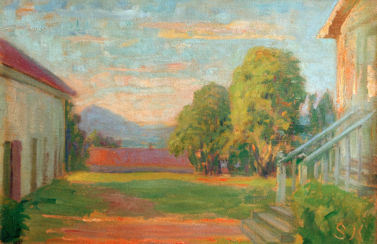 Noord-Italiaanse villa door Peder Severin Krøyer