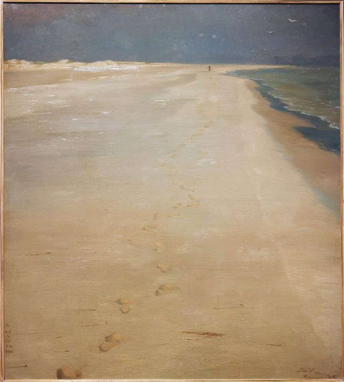 Zuidstrand van Skagen door Peder Severin Krøyer
