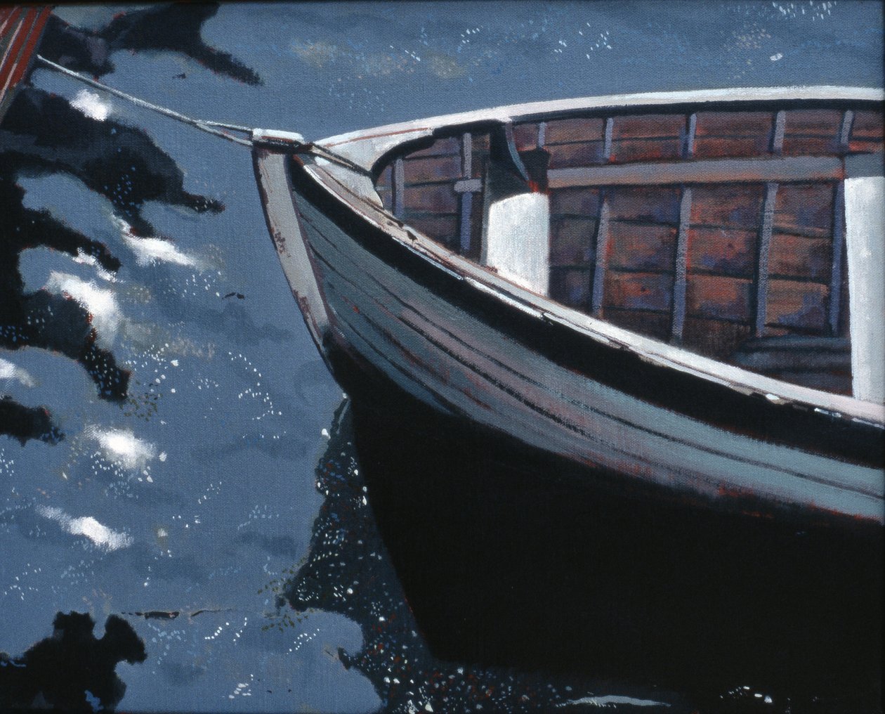 Kade: Stockholm, 2004 (olieverf op doek) door Peter Wilson