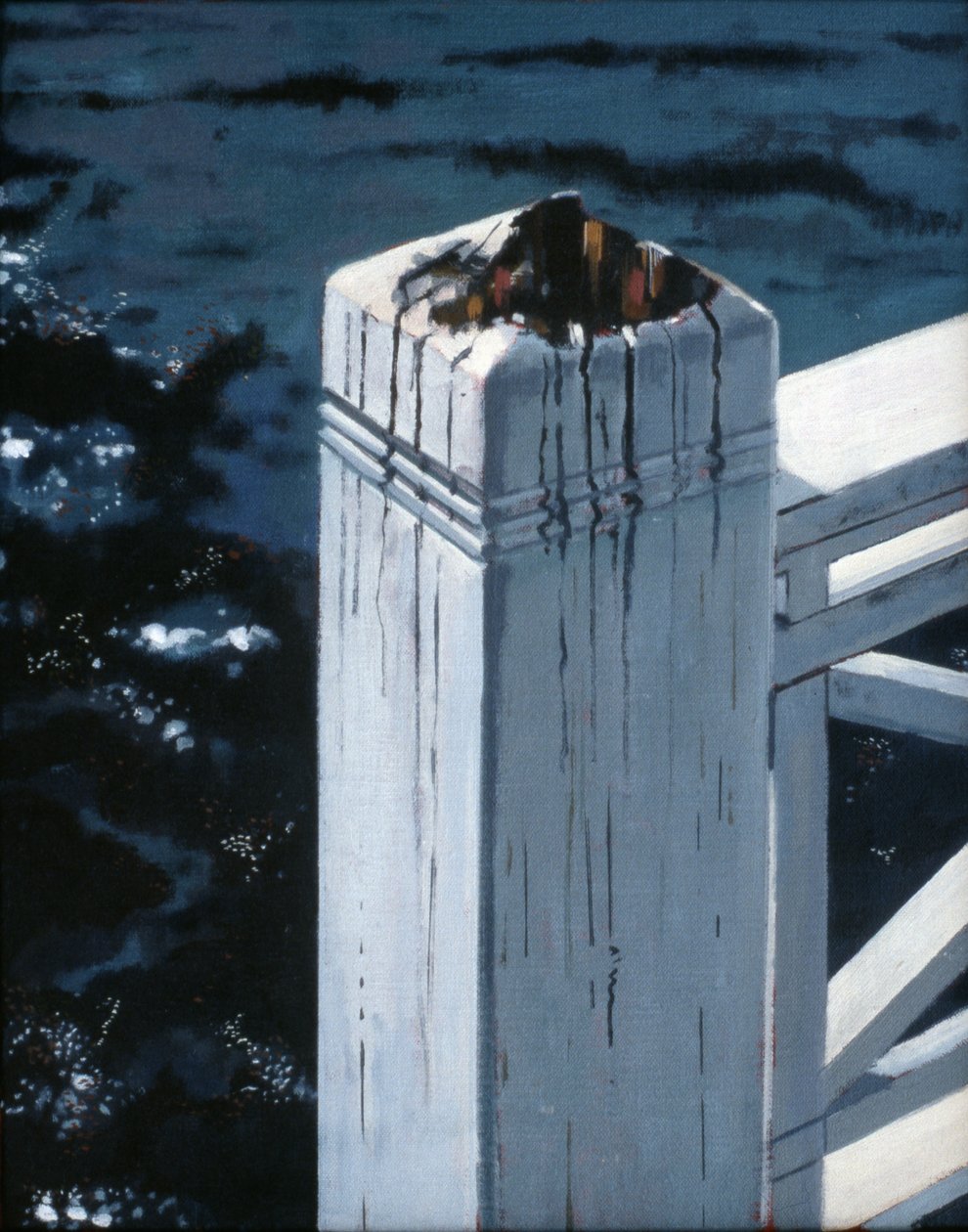 Rotten Post :Stockholm, 2004 (olieverf op doek) door Peter Wilson