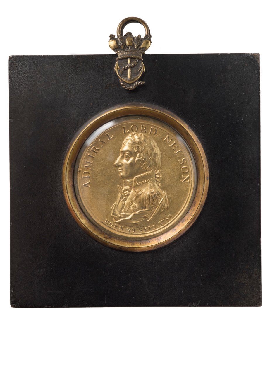 Portretplaquette van admiraal Lord Nelson, c.1805 door Peter Wyon
