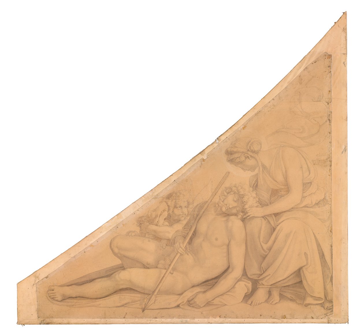 Artemis und Endymion door Peter von Cornelius