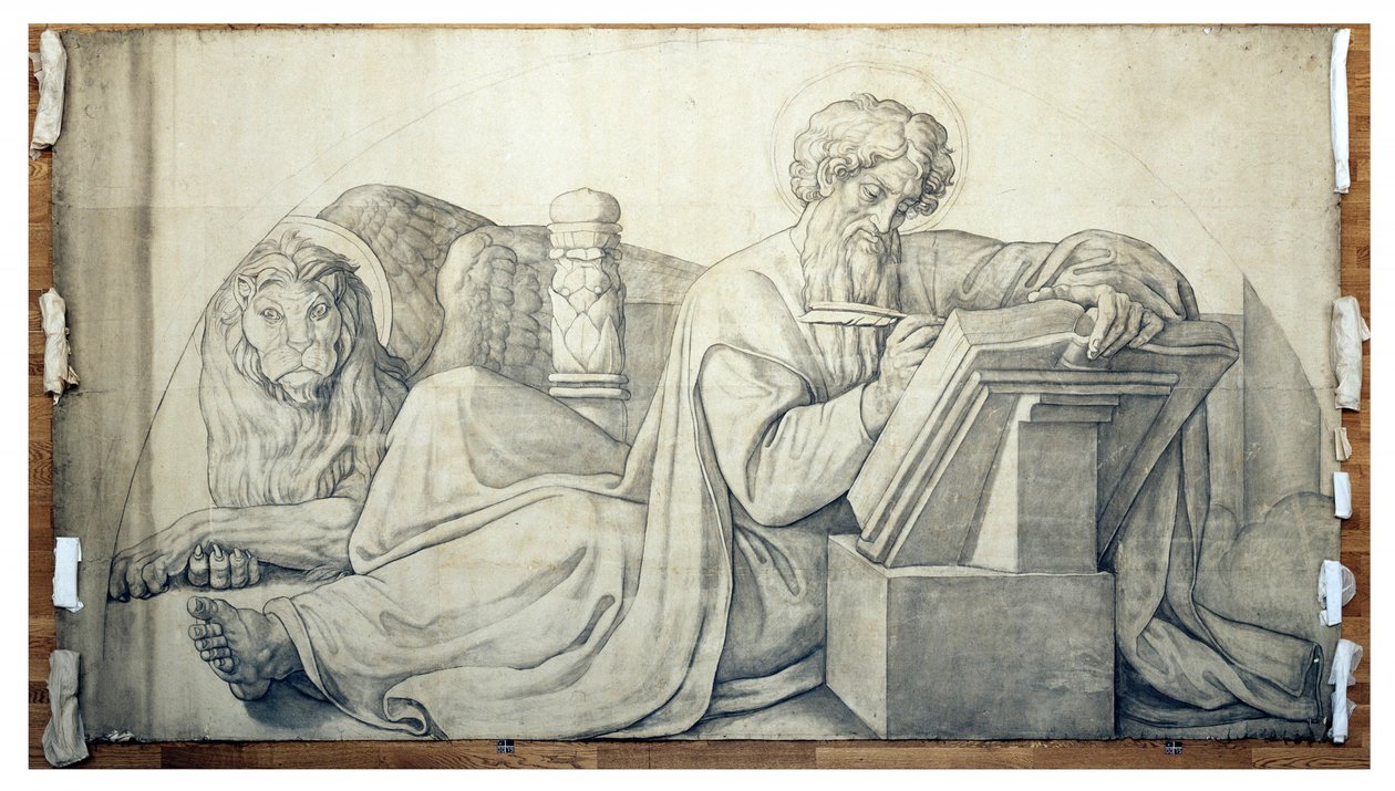 De evangelist Marcus door Peter von Cornelius