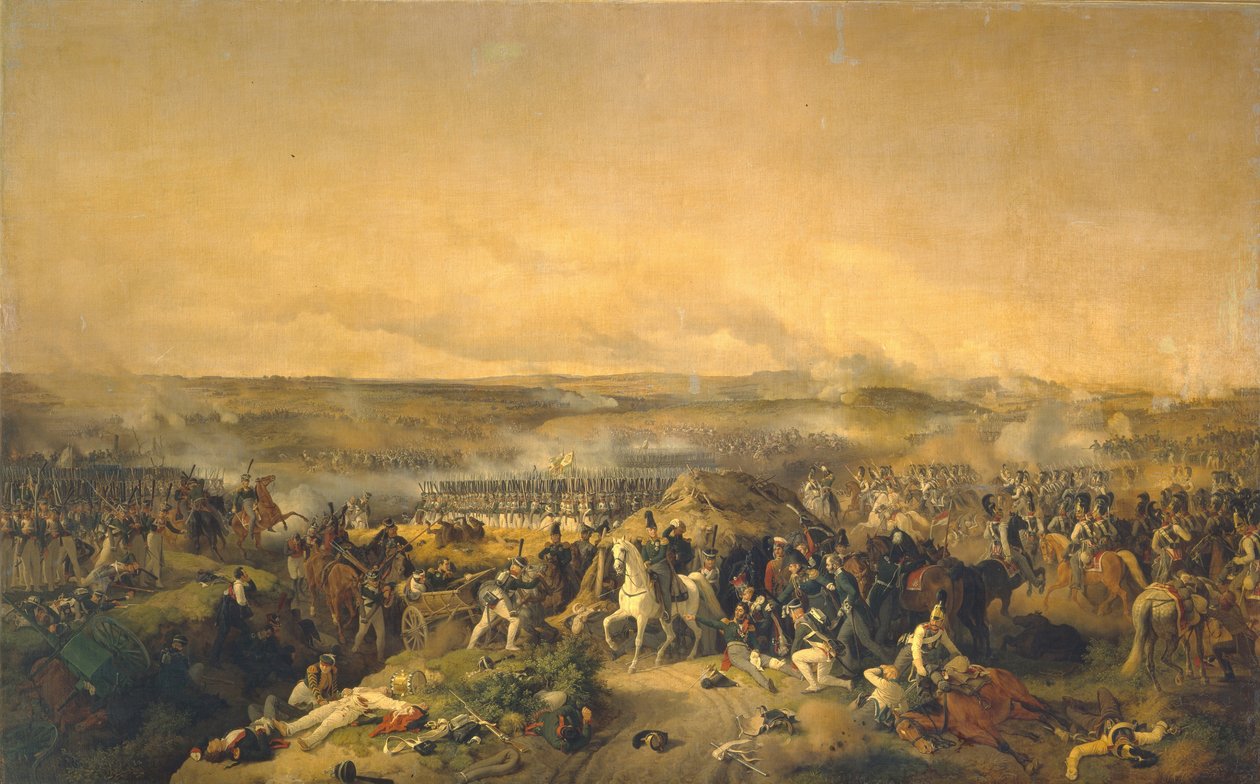 De Slag bij Borodino op 26 augustus 1812, 1843 door Peter von Hess